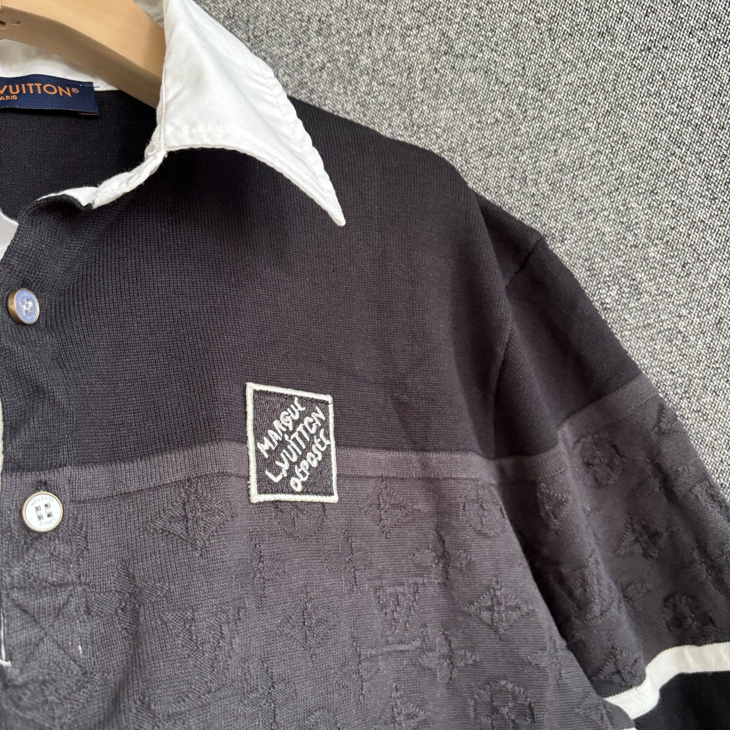 & wg.luxury- 8V polo embroidery oversize item:E-F431E2507